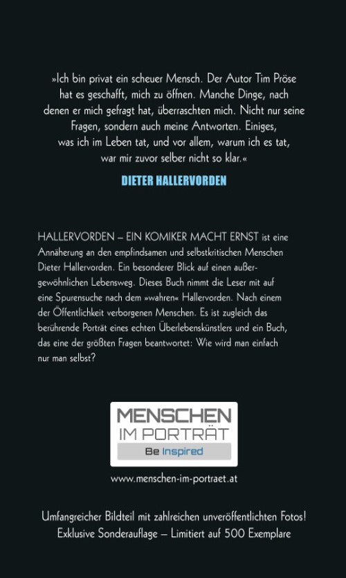 HALLERVORDEN - EIN KOMIKER MACHT ERNST